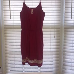 Pink owl fuchsia cocktail dress